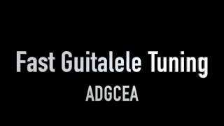 ADGCEA Tuning  Fast Guitalele Tuning [upl. by Anilem95]