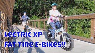 First Ride on the Lectric XP Fat Tire EBike [upl. by Attelrahs]