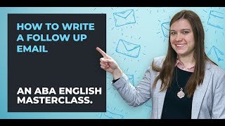 Writing Business Emails in English  Followup Tips [upl. by Alian]