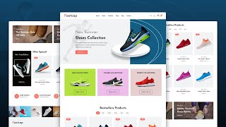 Lets Build a Creative eCommerce Website Using Html CSS JavaScript [upl. by Eymaj]