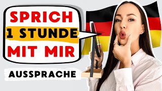 🗣️Sprich mit mir 1 Stunde Deutsch lernen verbessere deine Aussprache und deinen Wortschatz [upl. by Ciro888]