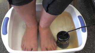 FOOT DETOXIFICATION with Foot Spa [upl. by Herates886]