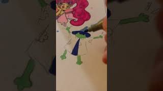 Magic Froggo frog witch magic art alcoholmarkers drawingpractice markers [upl. by Okeim]