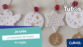 Tuto  Je crée un calendrier de l’Avent en argile [upl. by Ky719]