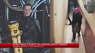 SF burglaries caught on surveillance camera [upl. by Ama]