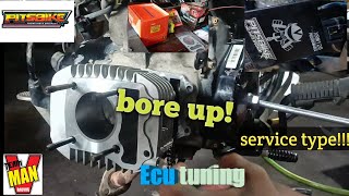 Bore up xrm 125 f iquotpano ba gawinhowservice type [upl. by Ariel191]