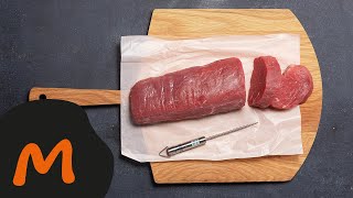 Niveau de cuisson d’un médaillon de bœuf – Tutoriel Migusto [upl. by Bhayani]