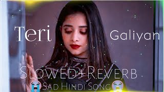 😭Teri Galiyan Song😭  Slowed Reverb Hindi song  Lofi Sad Song Hindi slowedandreverb hindi lofi [upl. by Atinit]