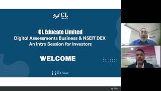 CL Educate Limited CL Digital Assessments Business amp NSEIT DEX [upl. by Ragland]