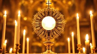 Eucharistic Adoration with Gregorian Chants Ambience  Healing and protection Chants 3110 [upl. by Okram]