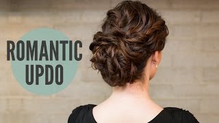 How ToCurly Romantic Updo [upl. by Won680]