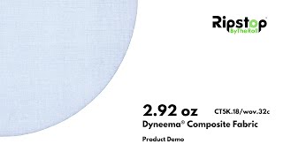 Fabric Demo  292 oz Dyneema® Composite Fabric Hybrid CT5K18wov32c [upl. by Nilecoj]