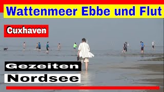 Wattenmeer Ebbe und Flut  Gezeiten Nordsee Ebbe und Flut [upl. by Clyde]