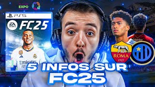 Les 5 INFOS OFFICIELLES sur EA SPORTS FC 25 [upl. by Traver976]