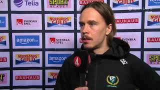 Joakim Nygård inför match 3  Intervju  Rögle BK  Färjestad BK  Kvart 3  20240325 [upl. by Fitts]