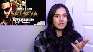 Imran Khan  Satisfya Official Music Video REACTION [upl. by Casimire]