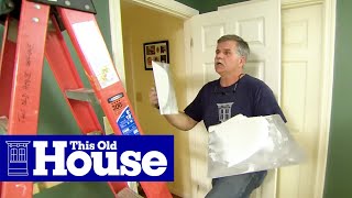 How to Repair a Cracked Drywall Ceiling  This Old House [upl. by Lindie]