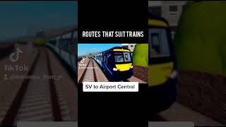 Routes that suit trains pt1 shorts [upl. by Ecyob198]