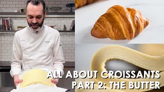 The Keys to a Perfect Croissant with Chef Dominique Ansel  Part 2 The Butter [upl. by Selohcin44]