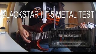 Blackstar HT Metal 5H Direct Test Zoom Q4n [upl. by Jerz]