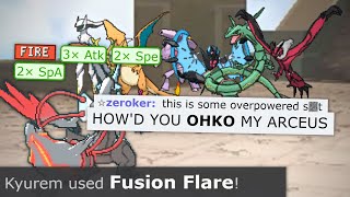 Weakness Policy White Kyurem pokemon showdown SWEEP [upl. by Orme]