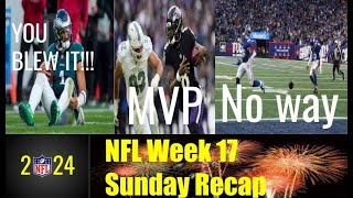 NFL Week 17 Sunday Recap [upl. by Enilamme]