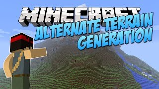 Minecraft Mod Spotlight  Alternate Terrain Generation New Biomes And Scenery [upl. by Novyart]