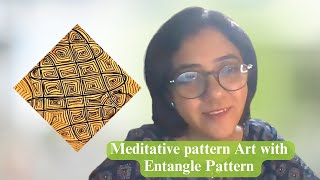 Calming Meditative Pattern Art with Entangle Pattern  Learn to calm your mind  how to relax amp calm [upl. by Maggi182]