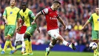 Arsenal Team Goal vs Norwich  Jack Wilshere [upl. by Eissolf894]