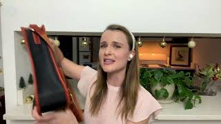 Dooney amp Bourke Pebble Leather Messenger Bag on QVC [upl. by Anirehtac]