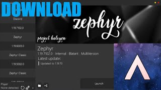 DOWNLOAD Zephyr Hacked Client WORKS 2024  Ambrosial [upl. by Lilah663]