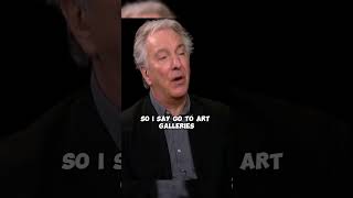 Alan Rickman Advice to Aspiring Actors [upl. by Portie]