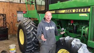 John Deere 5830 clutch issue [upl. by Yasmeen]