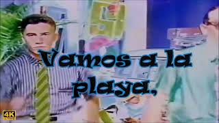 Vamos A La Playa😎😎 RIGHEIRA🕺CON TESTO 🎤with lyrics♫♫1983 [upl. by Lail627]