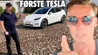 Europas FØRSTE Tesla imponerer – Tesla Model Y Performance 2022 [upl. by Airad]