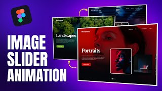 Create ADVANCED Image Slider Animation In Figma  Figma Tutorial [upl. by Nylorahs647]