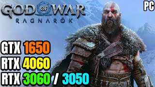 God Of War Ragnarok PC  GTX 1650  RTX 3060  4060  3050  1050 ti  BOY [upl. by Anema]