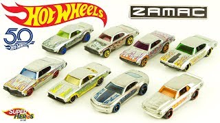 Hot Wheels 50 ZAMAC Collection Complète Série Limitée Anniversaire Jouet Mattel Kids Enfants [upl. by Millan]