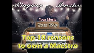 Top 10 Reasons to Own a Ringway Maestro home organ [upl. by Marylynne132]