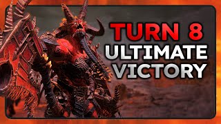 Skarbrand Turn 8 Ultimate Victory NO EXPLOITS  Total war Warhammer 3 [upl. by Gnidleif711]