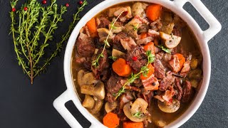 Recette  Boeuf bourguignon sans vin [upl. by Ait]