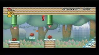 New Super Mario Bros Wii Walkthrough  World 97 [upl. by Ecirtac]