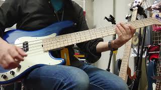 Sadowsky MetroLine 21Fret Hybrid PJ Bass 5String  Blue Transparent Satin DEMO2 [upl. by Abate]