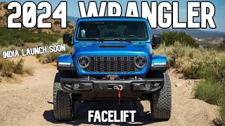 Jeep Wrangler Facelift Launch Soon  2024 JL Wrangler Facelift  New Changes amp More [upl. by Columba158]