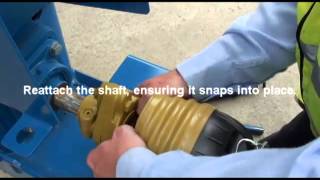 How to grease the pto drive shaft  Comer industries [upl. by Francesca]