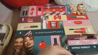 Kalendarz adwentowy od Manhattan💅💄 Unboxin [upl. by Philipps298]