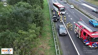 Sassenheim  Brandweerinzet korps Voorhout bij aanrijding  11092024 [upl. by Adle]