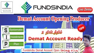 FundsIndia Demat Account Opening  FundsIndia Refer And Earn  How To Open Demat Account in Tamil [upl. by Velick348]