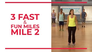 3 Fast amp Fun Miles Mile 2  Walk At Home Fitness Videos [upl. by Nivre133]