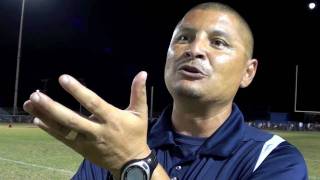 Postgame Waipahu coach Sean Saturnio 9252010 [upl. by Orazal]